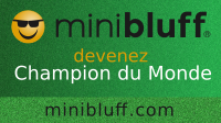 Alain joue au Minibluff